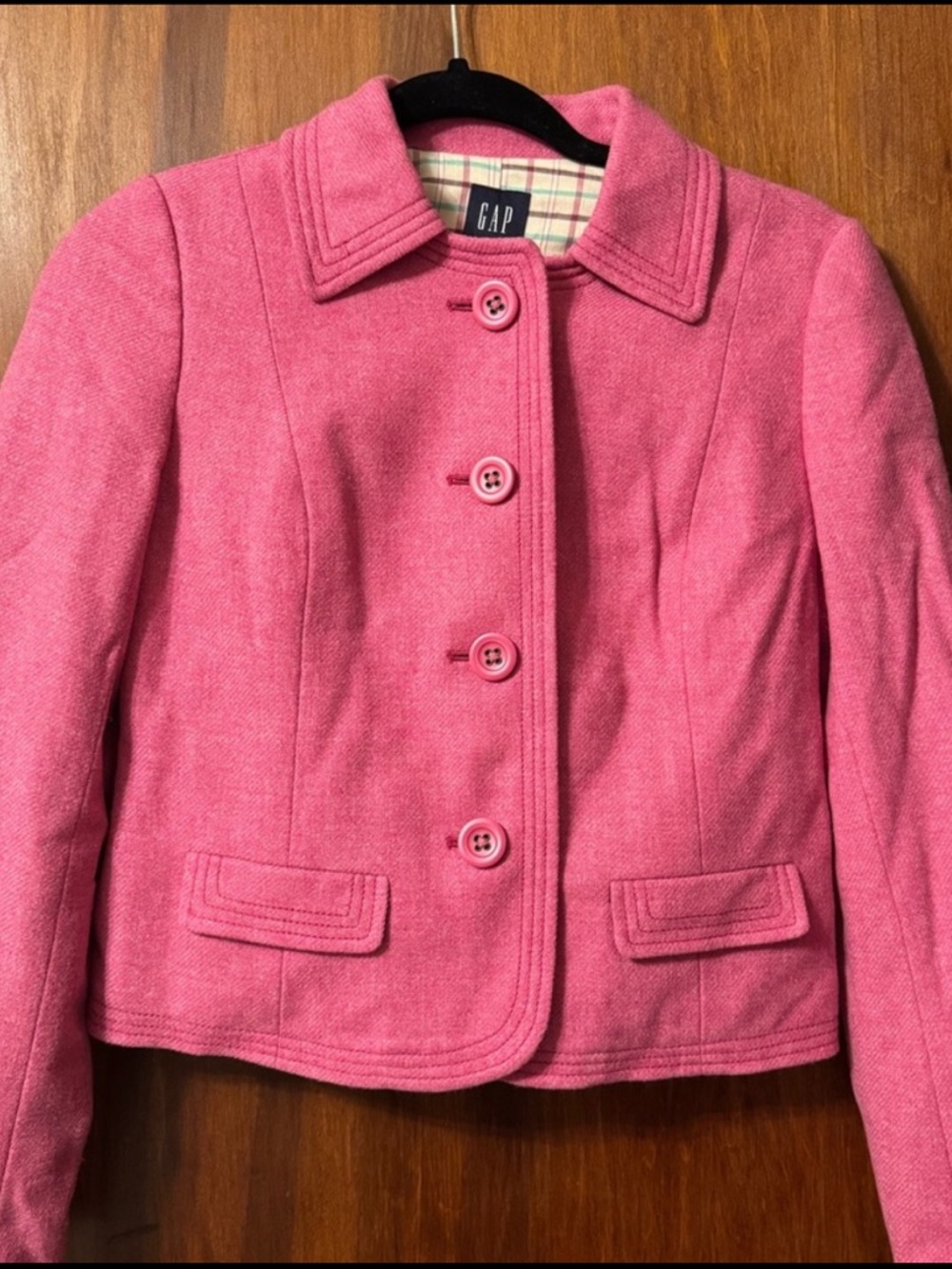 GAP Women's Pink Blazer - Size XS - Picture 2 of 6
